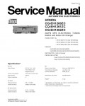 Сервисная инструкция PANASONIC CQ-EH1260ZC, CQ-EH1261ZC, CQ-EH1262ZC
