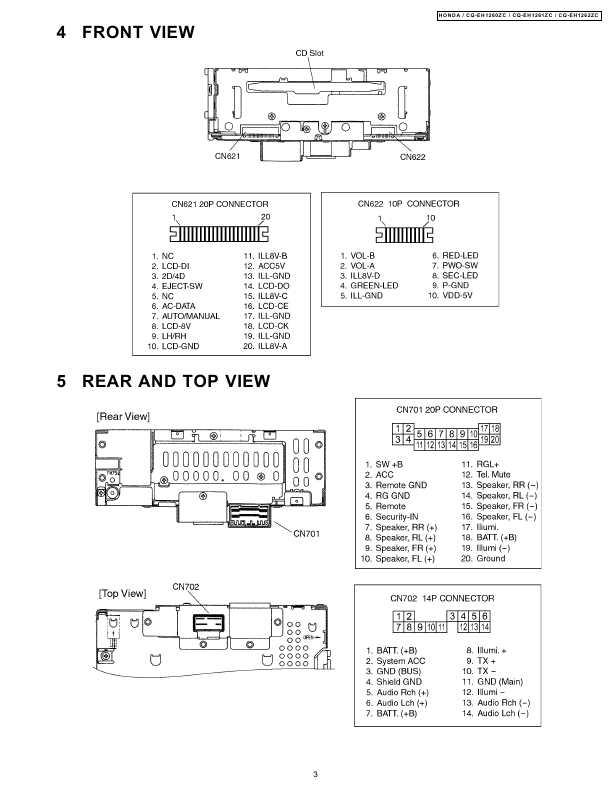 Сервисная инструкция PANASONIC CQ-EH1260ZC, CQ-EH1261ZC, CQ-EH1262ZC