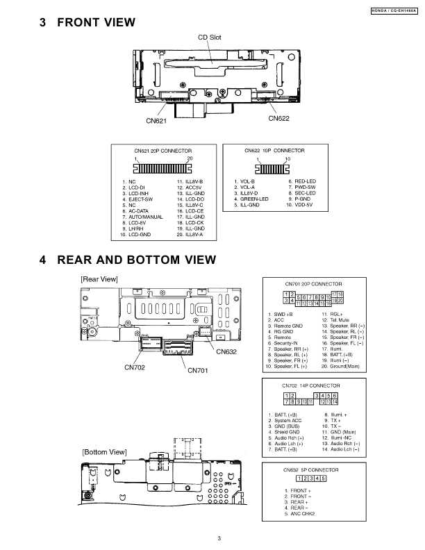 Сервисная инструкция PANASONIC CQ-EH1460A