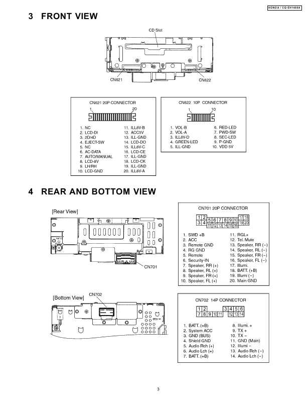 Сервисная инструкция PANASONIC CQ-EH1480A