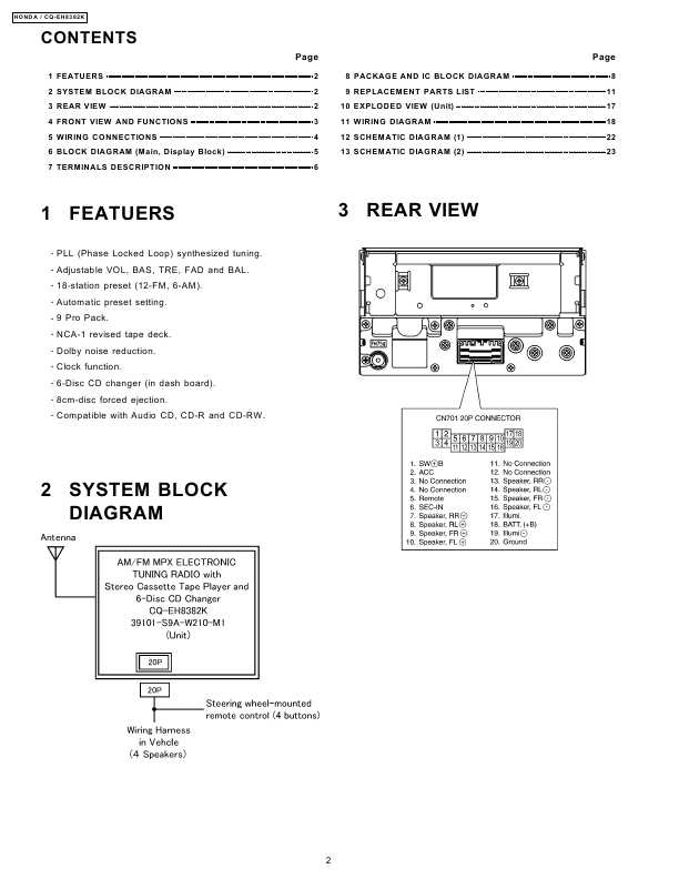 Сервисная инструкция PANASONIC CQ-EH8382K
