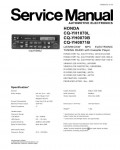 Сервисная инструкция Panasonic CQ-YH1070, CQ-YH0070, CQ-YH0071