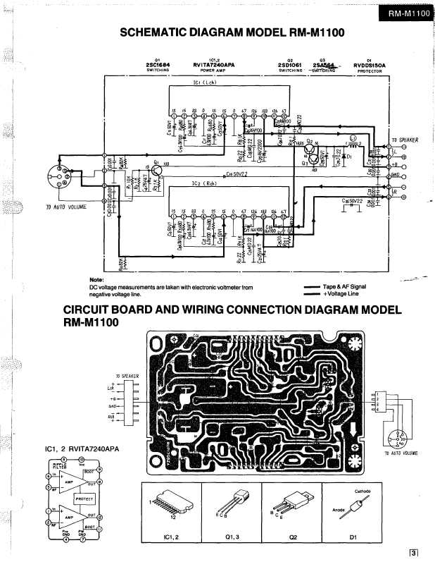 Сервисная инструкция PANASONIC RM-M1100
