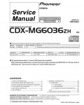 Сервисная инструкция Pioneer CDX-MG6036ZH