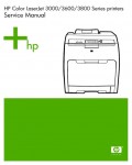 Сервисная инструкция HP Color-LaserJet-3000, 3600, 3800