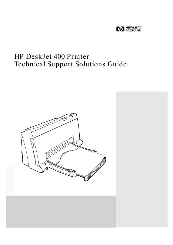Сервисная инструкция HP DESKJET-400