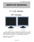 Сервисная инструкция HP L1702 P7317