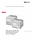 Сервисная инструкция HP Laserjet-4000, Laserjet 4050 SERIES