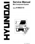 Сервисная инструкция Hyundai H-MS2310