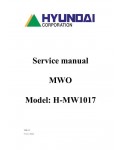 Сервисная инструкция HYUNDAI H-MW1017