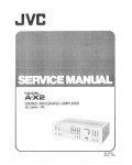 Сервисная инструкция JVC A-X2