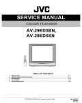 Сервисная инструкция JVC AV-29ED5BN, SN