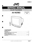Сервисная инструкция JVC AV-N2982