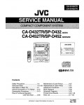 Сервисная инструкция JVC CA-D432TR, CA-D452TR