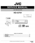 Сервисная инструкция JVC KD-G701