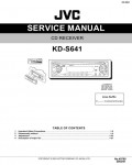 Сервисная инструкция JVC KD-S641