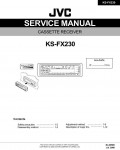 Сервисная инструкция JVC KS-FX230