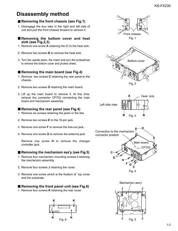 Сервисная инструкция JVC KS-FX230