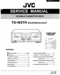 Сервисная инструкция JVC TD-W5TH