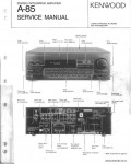 Сервисная инструкция KENWOOD A-85