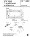 Сервисная инструкция Kenwood DPX-4010