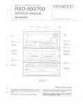 Сервисная инструкция Kenwood RXD-500, RXD-700