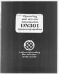Сервисная инструкция Klark-Teknik DN-301