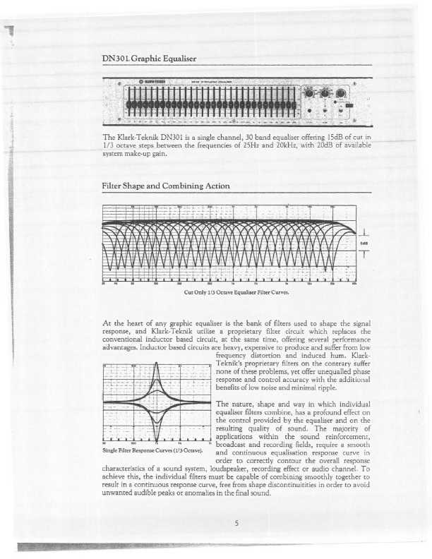 Сервисная инструкция Klark-Teknik DN-301