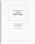 Сервисная инструкция Klark-Teknik DN-7103