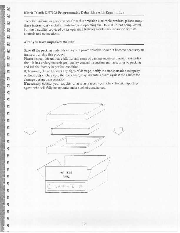 Сервисная инструкция Klark-Teknik DN-7103