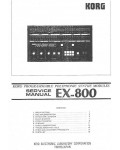 Сервисная инструкция Korg EX-800