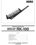 Сервисная инструкция Korg RK-100