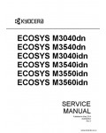 Сервисная инструкция KYOCERA ECOSYS-M3040IDN, M3540IDN, M3550IDN, M3560IDN