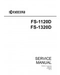 Сервисная инструкция Kyocera FS-1120D(DN), 1320D, Service Manual