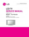 Сервисная инструкция LG 37LP1DA, ML-03JA chassis