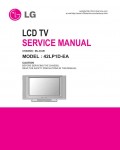 Сервисная инструкция LG 42LP1D, ML-03JB chassis