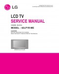 Сервисная инструкция LG 42LP1R, ML-051A chassis