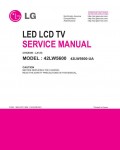 Сервисная инструкция LG 42LW5600, LA12C