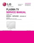 Сервисная инструкция LG 42PA4500 PU21A