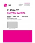 Сервисная инструкция LG 50PS7000, PD91A chassis