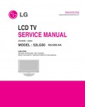 Сервисная инструкция LG 52LG50, LA84A chassis