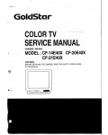 Сервисная инструкция LG CF-14E40X, CF-20E40X, CF-21E40X (MC64A) GOLDSTAR