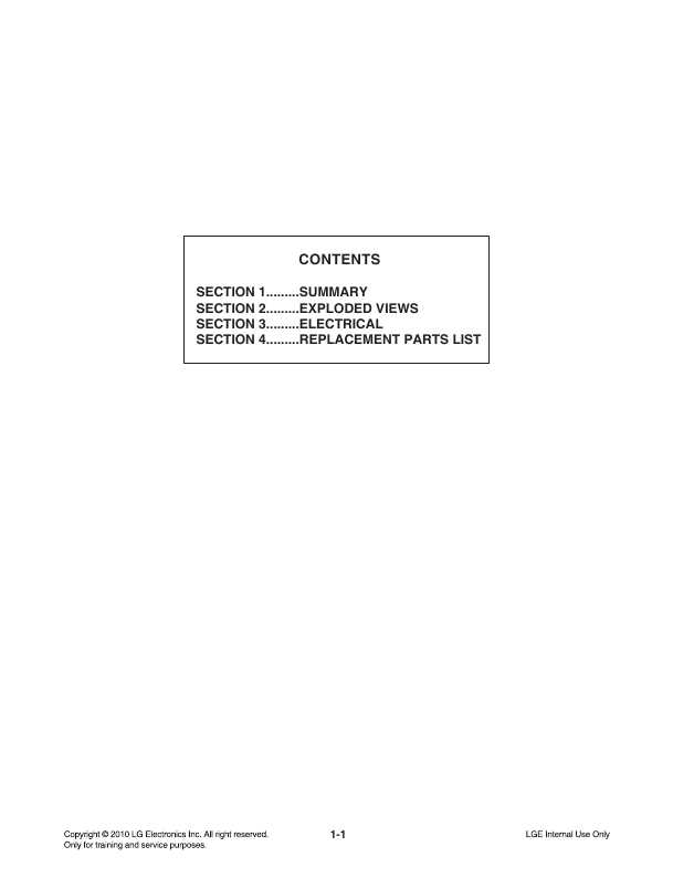 Сервисная инструкция LG DP560B, DP561B, DP561BW