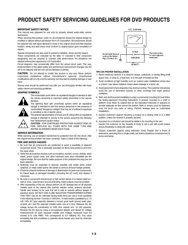 Сервисная инструкция LG DV258K, DK785