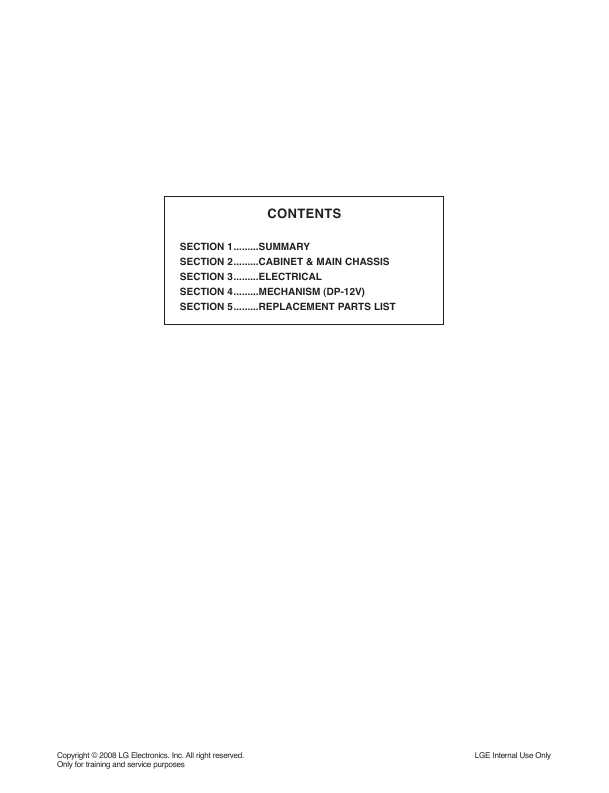 Сервисная инструкция LG DVU-854, DV-854, DV-867, DV-855, DV-840