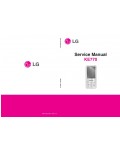 Сервисная инструкция LG KE770