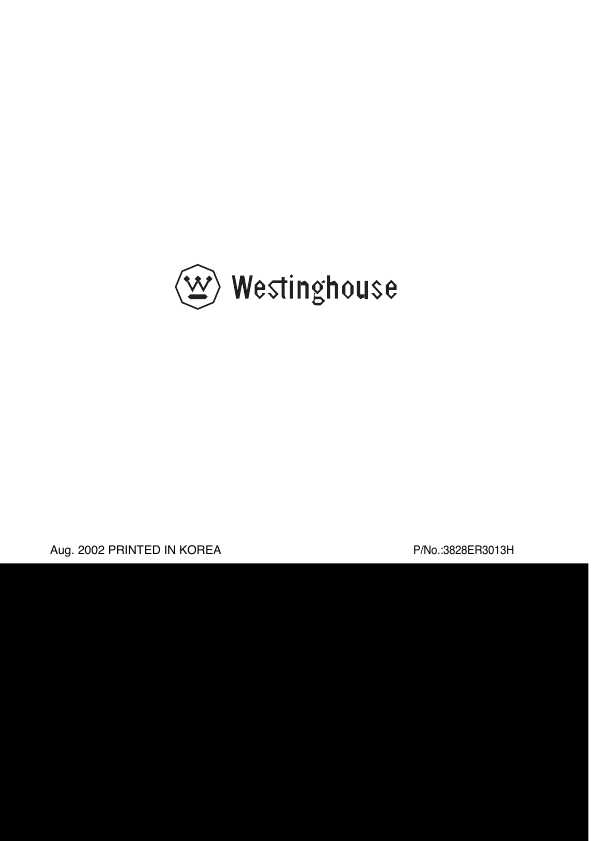 Сервисная инструкция LG LF708C LF711C WESTINGHOUSE