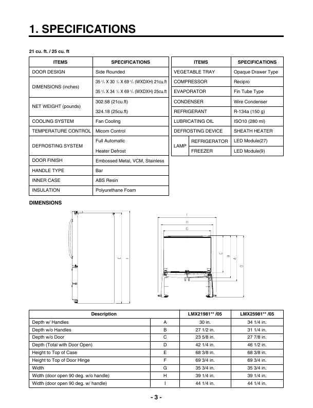 Сервисная инструкция LG LMX21981-05, LMX25981-05