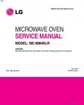 Сервисная инструкция LG MC-8084KLR