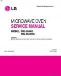 Сервисная инструкция LG MG-6644B